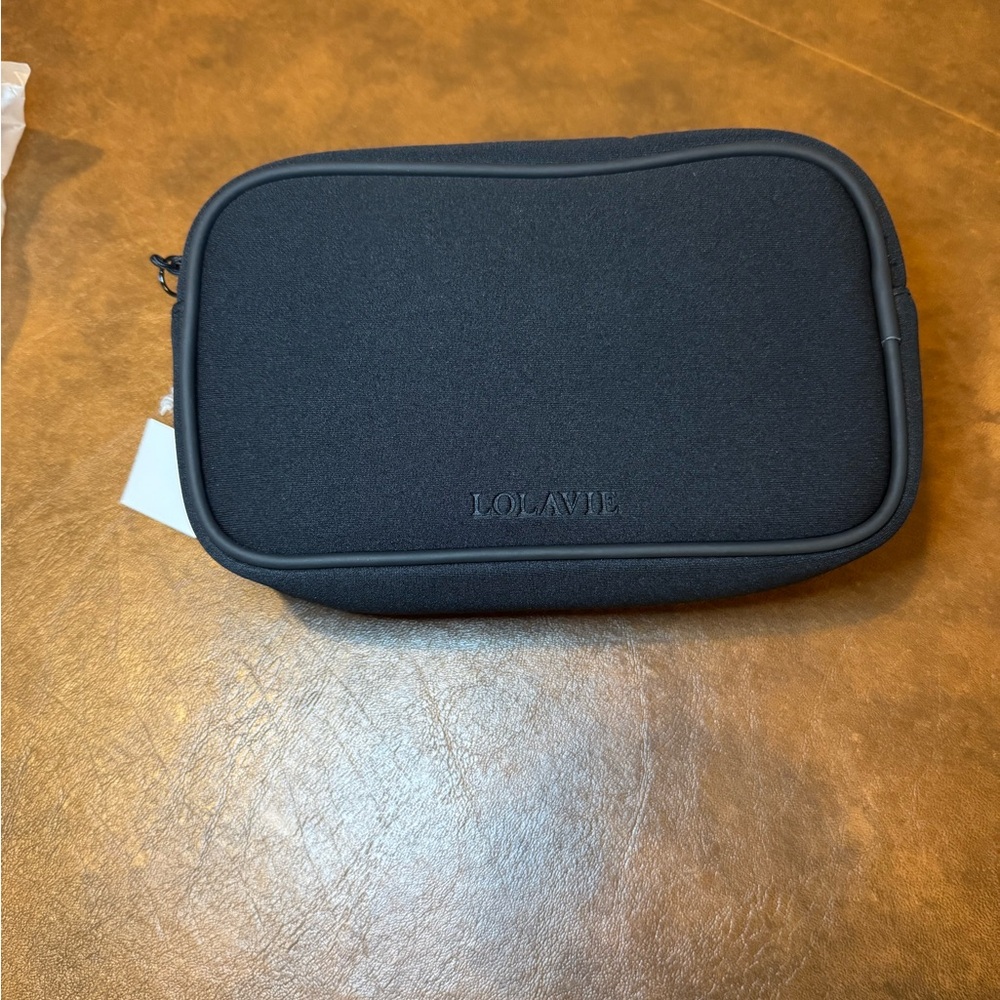 NWT Lolavie Black Belt Bag